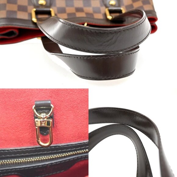 LOUIS VUITTON Hampstead PM Shoulder Bag Damier Ebene Leather BN N51205 22MA060 - Picture 8 of 14